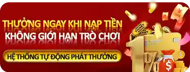 Thưởng 100% giá trị nạp đầu tiên sau khi đăng ký.